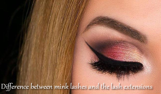 Difference between mink lashes and the lash extensions